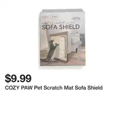 Marshalls COZY PAW Pet Scratch Mat Sofa Shield offer