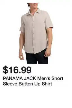 Marshalls PANAMA JACK Men's Short Sleeve Button Up Shirt offer
