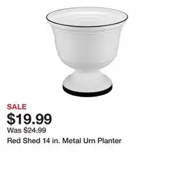 Tractor Supply Company Red Shed 14 in. Metal Urn Planter offer
