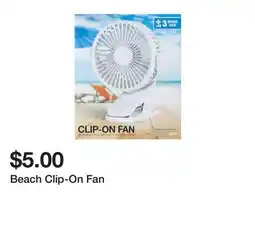 Five Below Beach Clip-On Fan offer