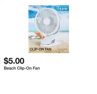 Five Below Beach Clip-On Fan offer