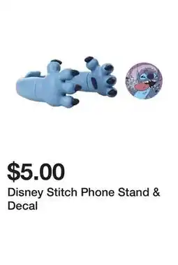 Five Below Disney Stitch Phone Stand & Decal offer