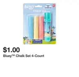 Five Below Bluey Chalk Set 4-Count offer