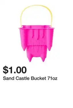 Five Below Sand Castle Bucket 71oz offer