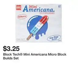 Five Below Block Tech Mini Americana Micro Block Builds Set offer