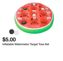 Five Below Inflatable Watermelon Target Toss Set offer