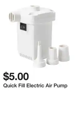 Five Below Quick Fill Electric Air Pump offer