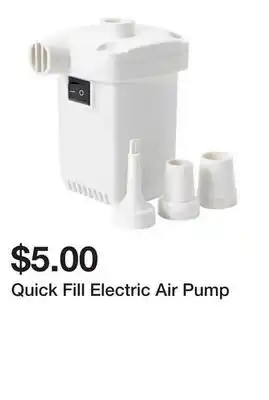 Five Below Quick Fill Electric Air Pump offer