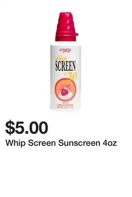 Five Below Whip Screen Sunscreen 4oz offer