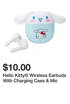 Five Below Hello Kitty Wireless Earbuds With Charging Case & Mic offer