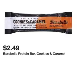 Wegmans Barebells Protein Bar, Cookies & Caramel offer