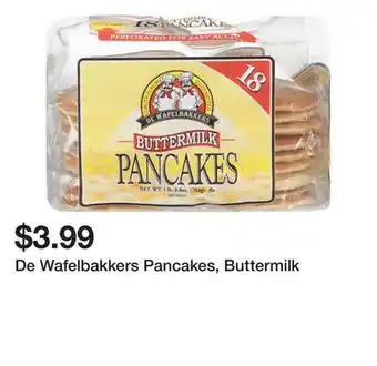 Wegmans De Wafelbakkers Pancakes, Buttermilk offer
