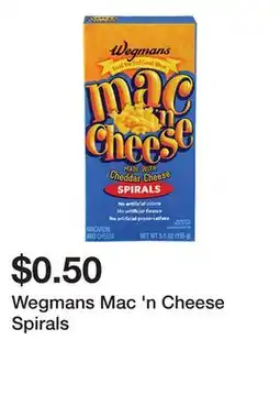 Wegmans Wegmans Mac 'n Cheese Spirals offer