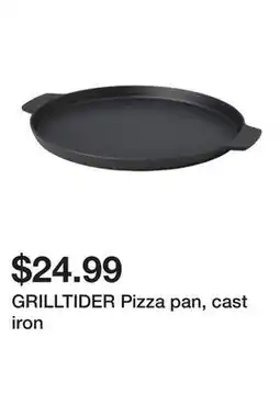 Ikea GRILLTIDER Pizza pan, cast iron offer