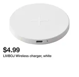 Ikea LIVBOJ Wireless charger, white offer