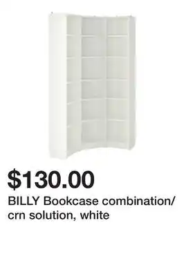 Ikea BILLY Bookcase combination/crn solution, white offer