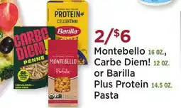Heinen's Montebello 16 OZ., Carbe Diem! 12 OZ. or Barilla Plus Protein 14.5 OZ offer