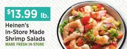 Heinen's Heinen's In-Store Made Shrimp Salads offer