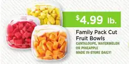 Heinen's Family Pack Cut Fruit Bowls offer
