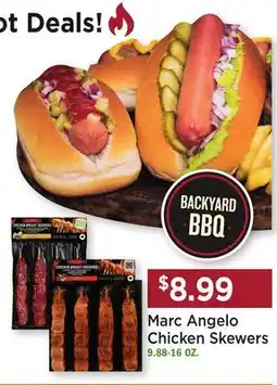 Heinen's Marc Angelo Chicken Skewers offer