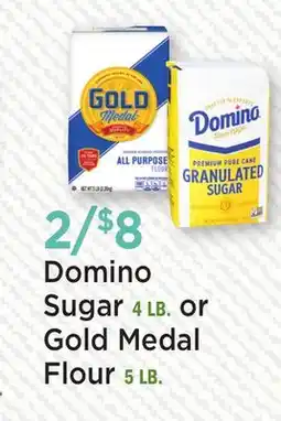 Heinen's Domino Sugar 4 LB. or Gold Medal Flour 5 LB offer