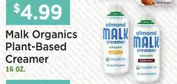 Heinen's Malk Organics Plant-Based Creamer offer