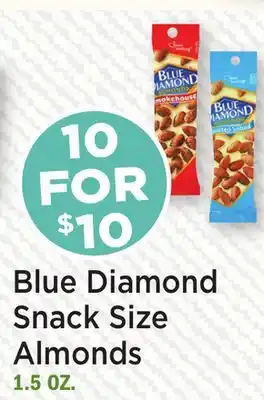 Heinen's Blue Diamond Snack Size Almonds offer