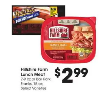 Kroger Hillshire farm lunch meat offer