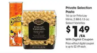 Kroger Private selection pasta offer