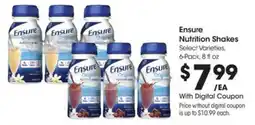 Kroger Ensure nutrition shakes offer