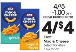 Kroger Kraft mac & cheese offer