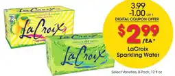 Kroger Lacroix sparkling water offer