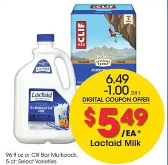 Kroger Lactaid milk offer