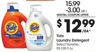 Kroger Tide laundry detergent offer