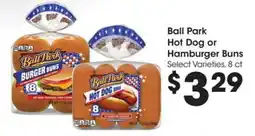 Kroger Ball park hot dog or hamburger buns offer