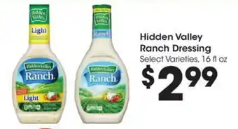 Kroger Hidden valley ranch dressing offer