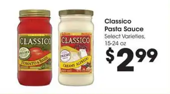 Kroger Classico pasta sauce offer