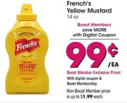 Kroger French's yellow mustard offer