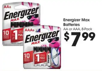 Kroger Energizer max batteries offer