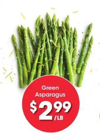 Kroger Green asparagus offer