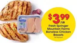 Kroger Fresh springer mountain farms boneless chicken breasts offer