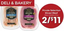 Kroger Private selection sliced meat offer