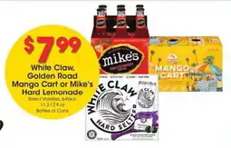 Kroger White claw, golden road mango cart or mike's hard lemonade offer
