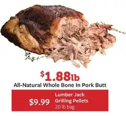 Fareway All-Natural Whole Bone In Pork Butt offer