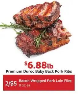 Fareway Premium Duroc Baby Back Pork Ribs offer
