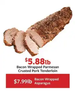 Fareway Bacon Wrapped Parmesan Crusted Pork Tenderloin offer