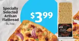 Aldi Specially Selected Artisan Flatbread offer