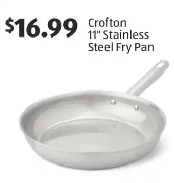 Aldi Crofton 11 Stainless Steel Fry Pan offer