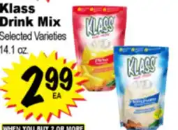 Superior Grocers Klass Drink Mix offer
