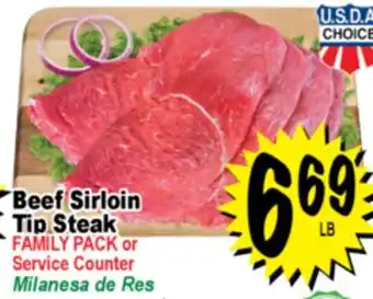 Superior Grocers Beef Sirloin Tip Steak offer